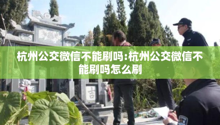 杭州公交微信不能刷吗:杭州公交微信不能刷吗怎么刷