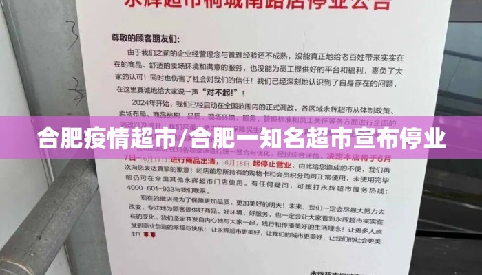 合肥疫情超市/合肥一知名超市宣布停业