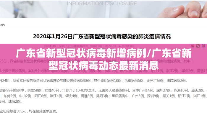 广东省新型冠状病毒新增病例/广东省新型冠状病毒动态最新消息