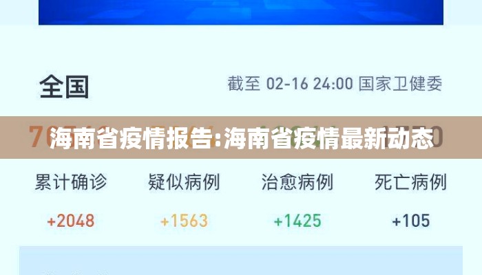 海南省疫情报告:海南省疫情最新动态