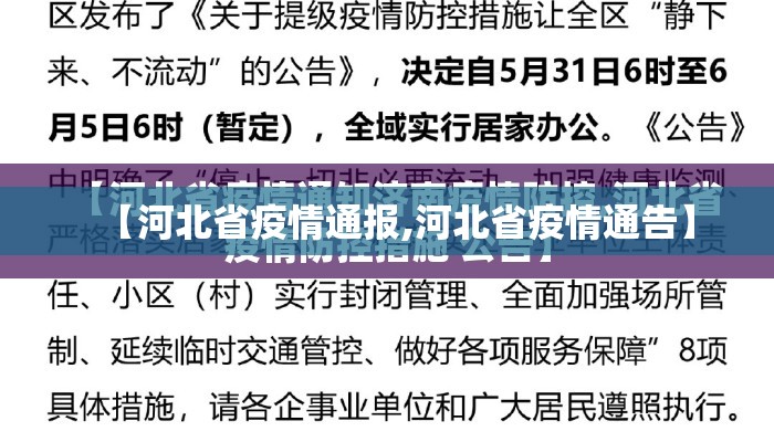 【河北省疫情通报,河北省疫情通告】