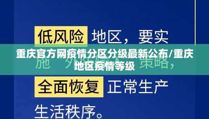 重庆官方网疫情分区分级最新公布/重庆地区疫情等级