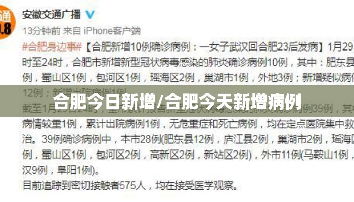 合肥今日新增/合肥今天新增病例