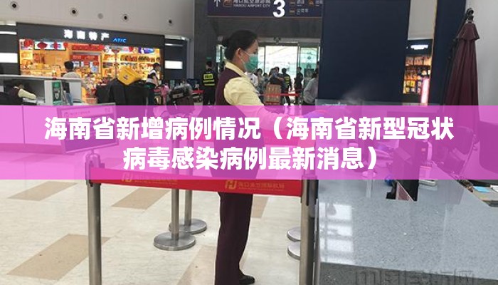 海南省新增病例情况（海南省新型冠状病毒感染病例最新消息）
