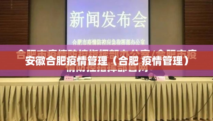 安徽合肥疫情管理（合肥 疫情管理）