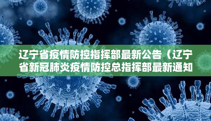 辽宁省疫情防控指挥部最新公告（辽宁省新冠肺炎疫情防控总指挥部最新通知）