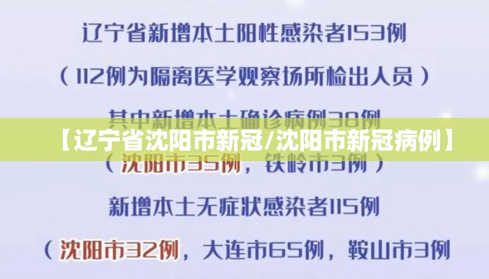 【辽宁省沈阳市新冠/沈阳市新冠病例】