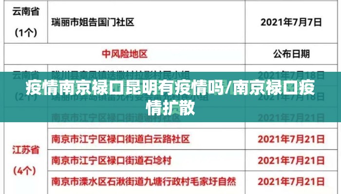 疫情南京禄口昆明有疫情吗/南京禄口疫情扩散