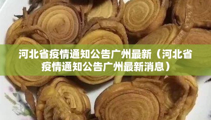 河北省疫情通知公告广州最新（河北省疫情通知公告广州最新消息）