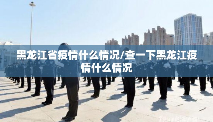 黑龙江省疫情什么情况/查一下黑龙江疫情什么情况