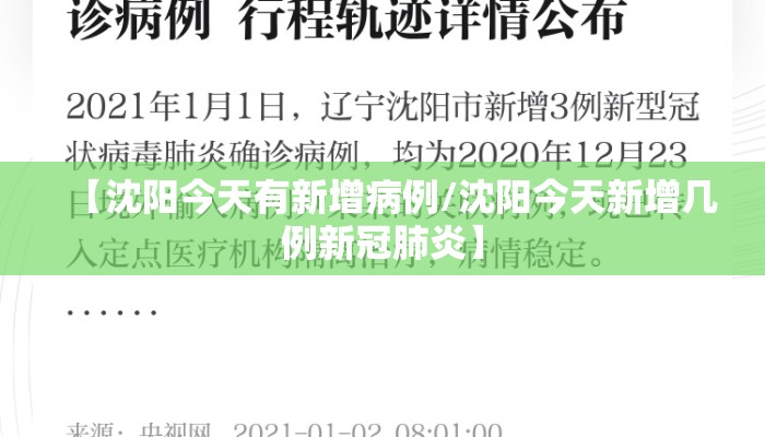 【沈阳今天有新增病例/沈阳今天新增几例新冠肺炎】