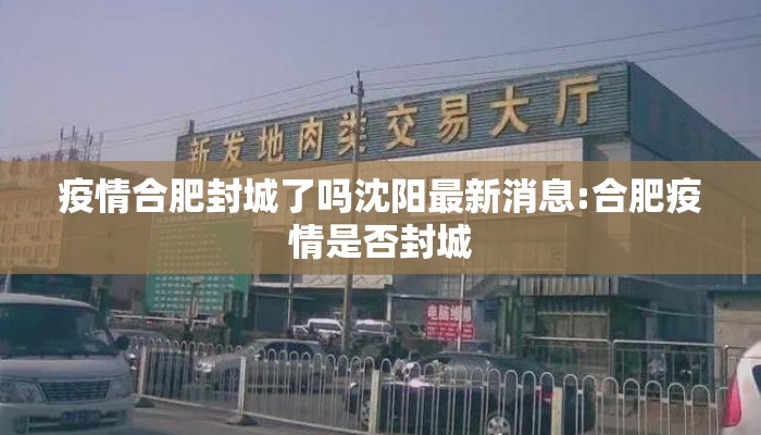 疫情合肥封城了吗沈阳最新消息:合肥疫情是否封城