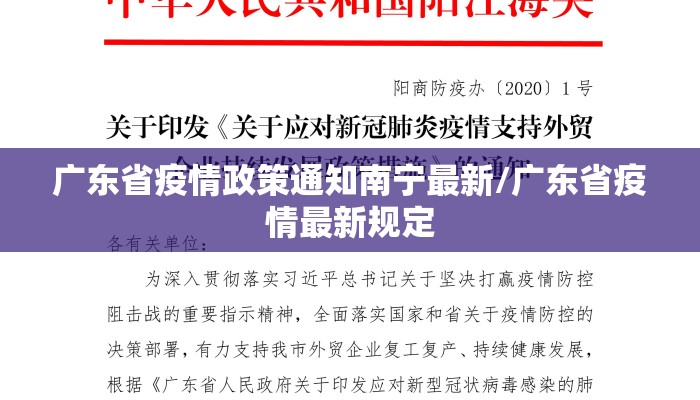 广东省疫情政策通知南宁最新/广东省疫情最新规定