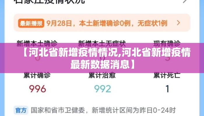 【河北省新增疫情情况,河北省新增疫情最新数据消息】
