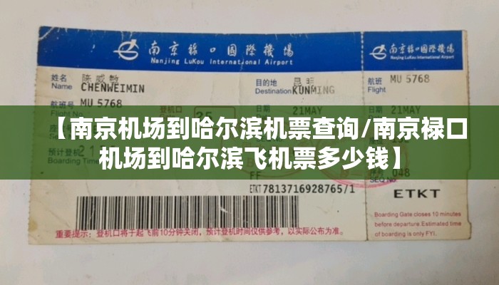 【南京机场到哈尔滨机票查询/南京禄口机场到哈尔滨飞机票多少钱】