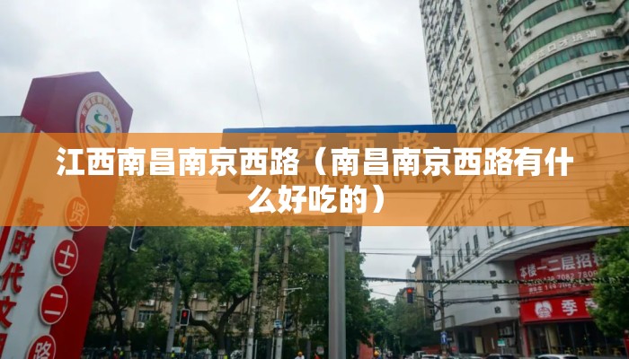 江西南昌南京西路（南昌南京西路有什么好吃的）