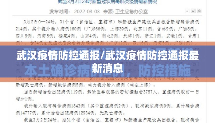 武汉疫情防控通报/武汉疫情防控通报最新消息