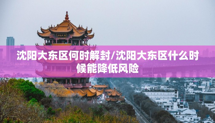 沈阳大东区何时解封/沈阳大东区什么时候能降低风险