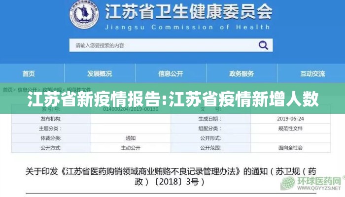 江苏省新疫情报告:江苏省疫情新增人数
