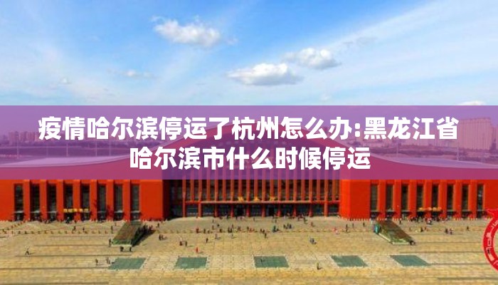 疫情哈尔滨停运了杭州怎么办:黑龙江省哈尔滨市什么时候停运