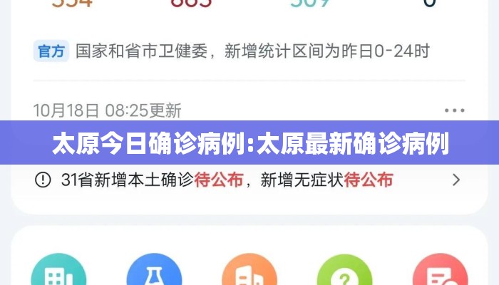 太原今日确诊病例:太原最新确诊病例