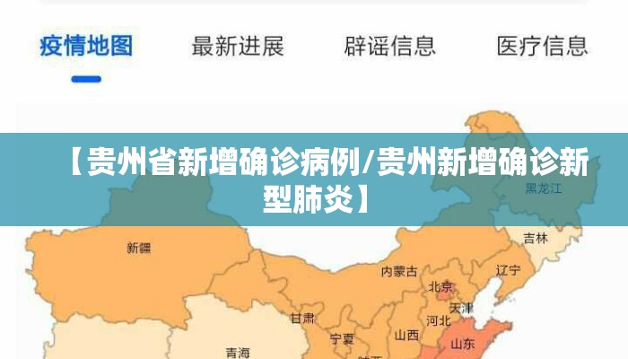 【贵州省新增确诊病例/贵州新增确诊新型肺炎】
