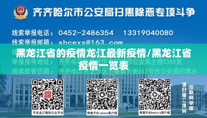 黑龙江省的疫情龙江最新疫情/黑龙江省疫情一览表