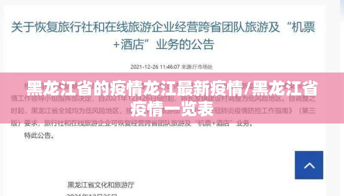 黑龙江省的疫情龙江最新疫情/黑龙江省疫情一览表