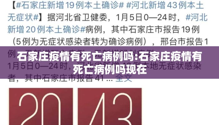 石家庄疫情有死亡病例吗:石家庄疫情有死亡病例吗现在