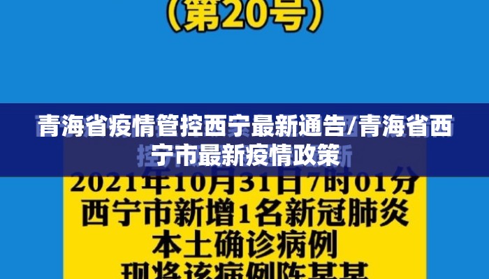 青海省疫情管控西宁最新通告/青海省西宁市最新疫情政策