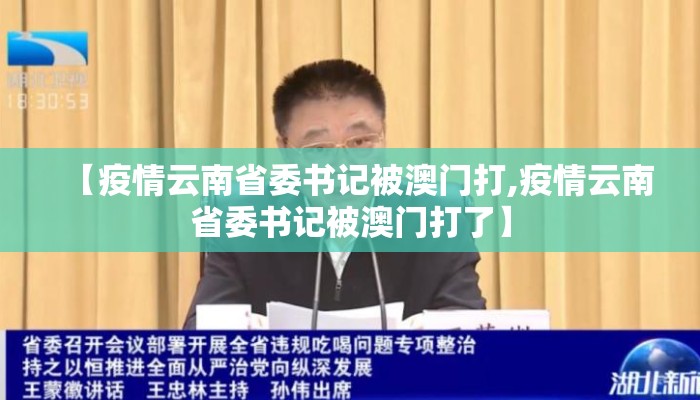 【疫情云南省委书记被澳门打,疫情云南省委书记被澳门打了】
