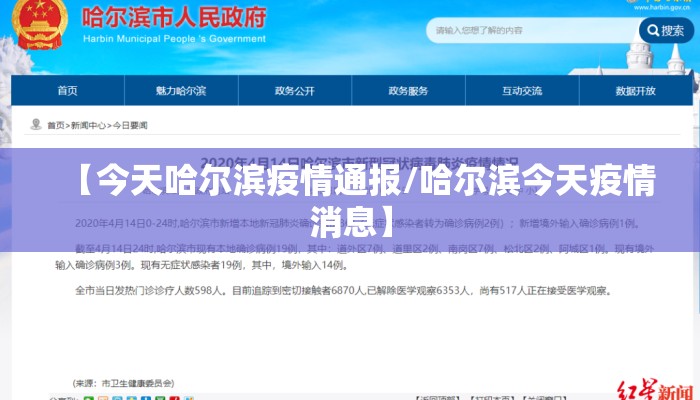 【今天哈尔滨疫情通报/哈尔滨今天疫情消息】