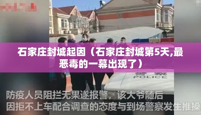 石家庄封城起因（石家庄封城第5天,最恶毒的一幕出现了）