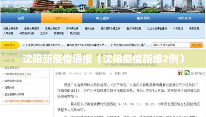 沈阳新疫情通报（沈阳疫情新增2例）