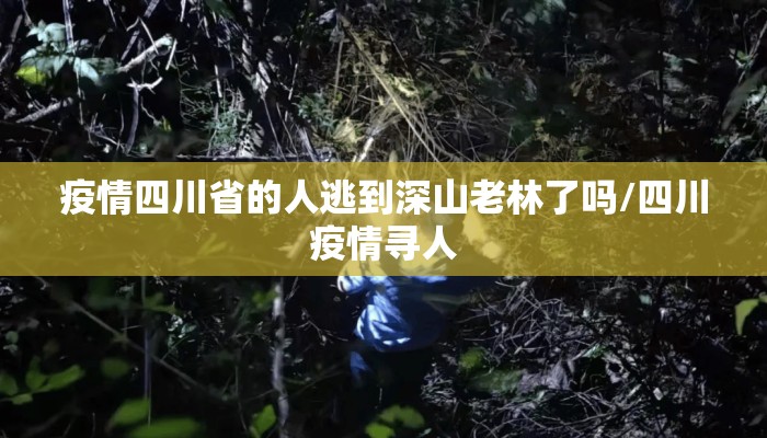 疫情四川省的人逃到深山老林了吗/四川疫情寻人