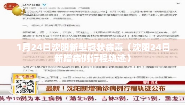 1月24日沈阳新型冠状病毒(沈阳24日新增病例行程轨迹) 1月24日沈阳新型冠状病毒(沈阳24日新增病例行程轨迹)