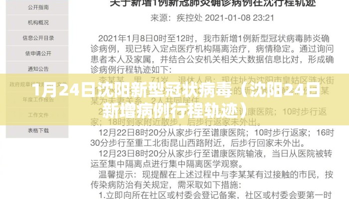 1月24日沈阳新型冠状病毒(沈阳24日新增病例行程轨迹) 1月24日沈阳新型冠状病毒(沈阳24日新增病例行程轨迹)