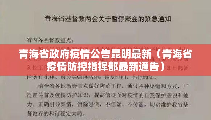 青海省政府疫情公告昆明最新（青海省疫情防控指挥部最新通告）