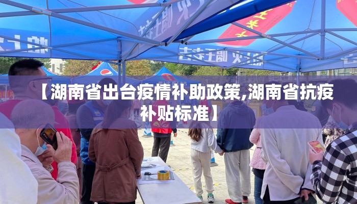 【湖南省出台疫情补助政策,湖南省抗疫补贴标准】