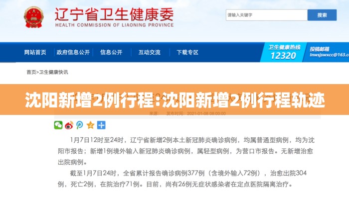 沈阳新增2例行程:沈阳新增2例行程轨迹 沈阳新增2例行程:沈阳新增2例行程轨迹