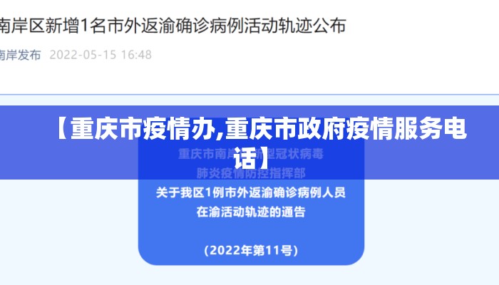【重庆市疫情办,重庆市政府疫情服务电话】