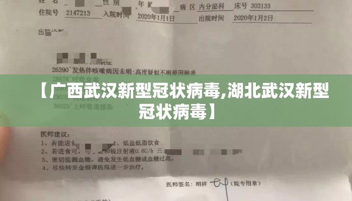 【广西武汉新型冠状病毒,湖北武汉新型冠状病毒】