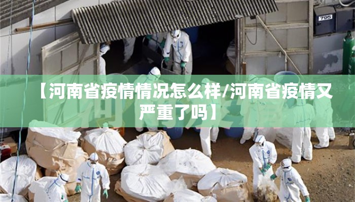【河南省疫情情况怎么样/河南省疫情又严重了吗】
