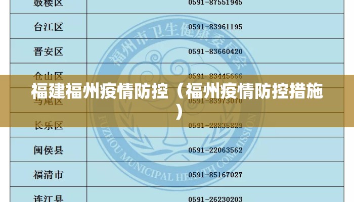 福建福州疫情防控(福州疫情防控措施) 福建福州疫情防控(福州疫情防控措施)
