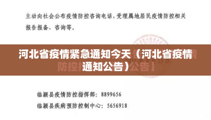 河北省疫情紧急通知今天（河北省疫情通知公告）