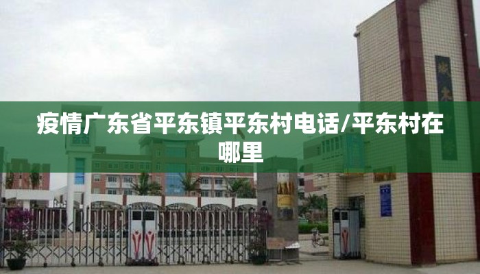 疫情广东省平东镇平东村电话/平东村在哪里 疫情广东省平东镇平东村电话/平东村在哪里