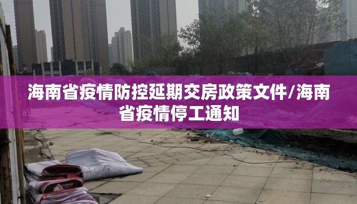 海南省疫情防控延期交房政策文件/海南省疫情停工通知