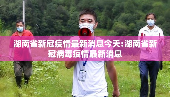 湖南省新冠疫情最新消息今天:湖南省新冠病毒疫情最新消息 湖南省新冠疫情最新消息今天:湖南省新冠病毒疫情最新消息