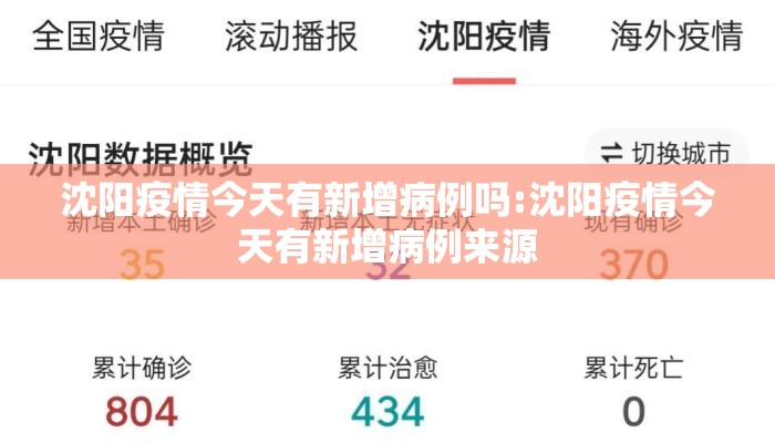 沈阳疫情今天有新增病例吗:沈阳疫情今天有新增病例来源