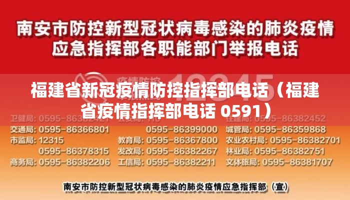 福建省新冠疫情防控指挥部电话(福建省疫情指挥部电话 0591) 福建省新冠疫情防控指挥部电话(福建省疫情指挥部电话 0591)